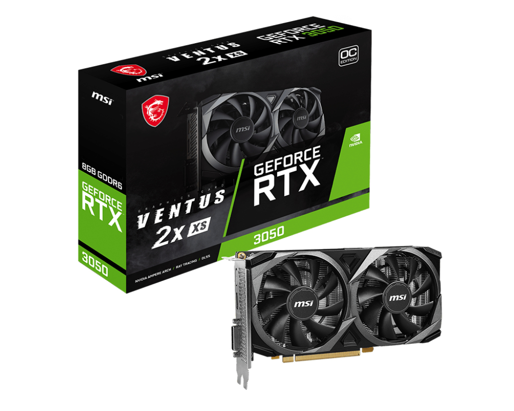 GEFORCE RTX 3050 VENTUS 2X XS 8G OC