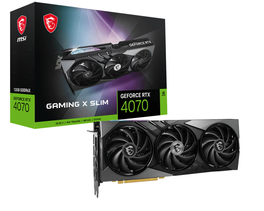 GEFORCE RTX 4070 GAMING X SLIM 12G